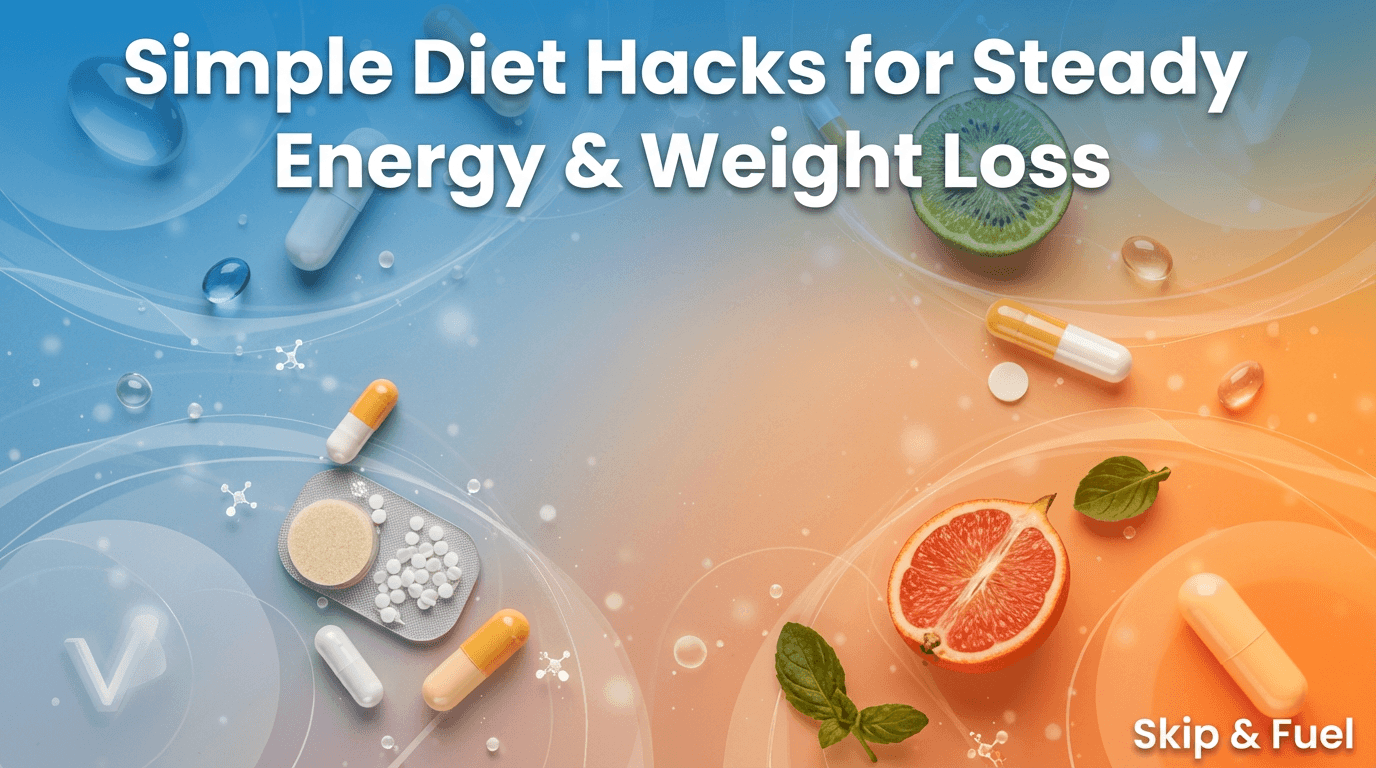 Simple Diet Hacks for Steady Energy & Weight Loss