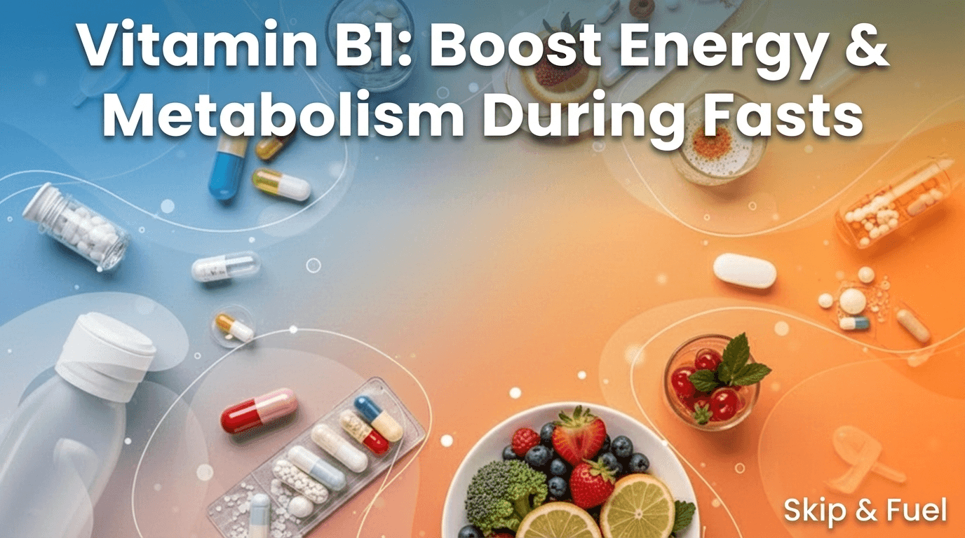 Vitamin B1: Boost Energy & Metabolism During Fasts